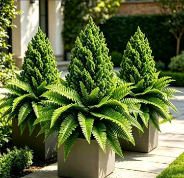 🌱 UV Resistant Ferns Artificial