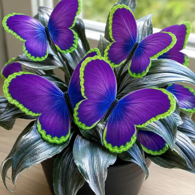 Semená hosty Neon Butterfly pre magickú virálnu záhradnú prezentáciu - 300 semien