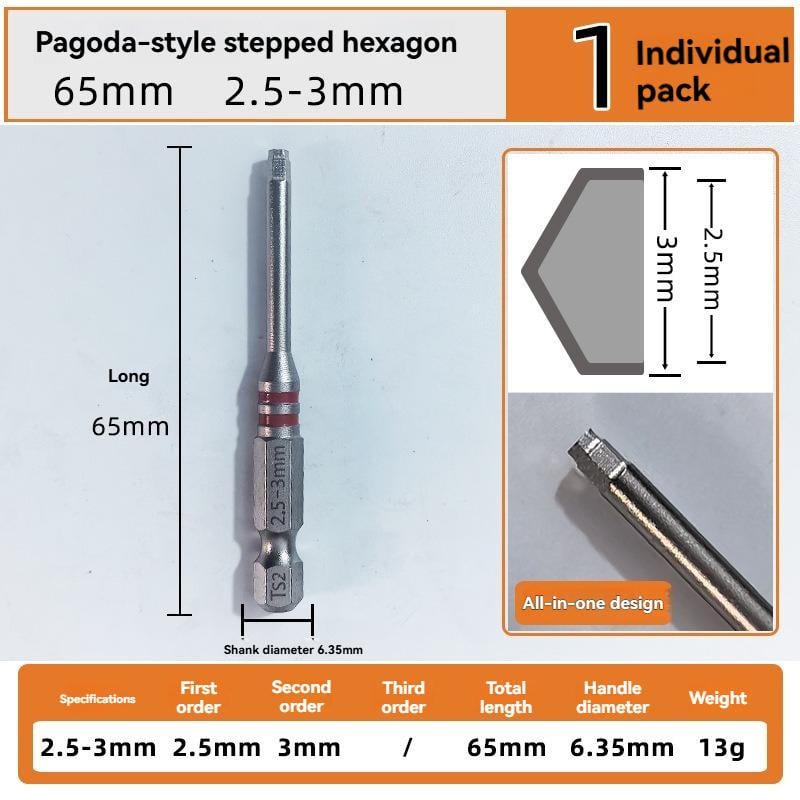 🔧 Sada imbusových skrutkovacích bitov Pagoda všetko v jednom (6 ks)