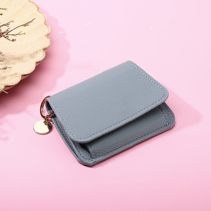 💖Žhavá zľava 49%🌹Krátke peňaženky s RFID pre ženy – módne puzdro na karty s kľúčenkou a peňaženkou na mince