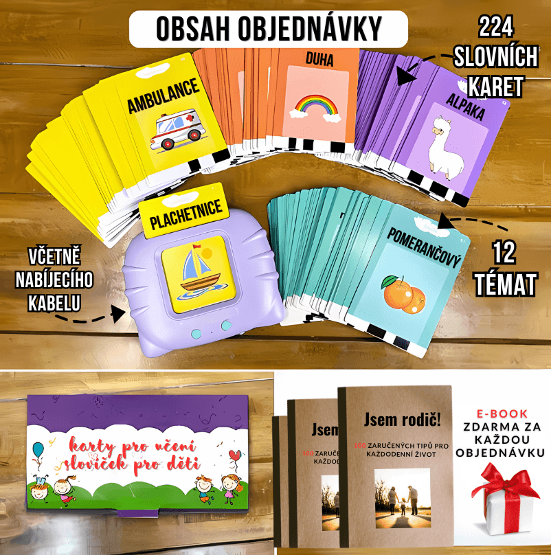 KinderSpeech™ - Karty pre rozvoj reči Flash Cards