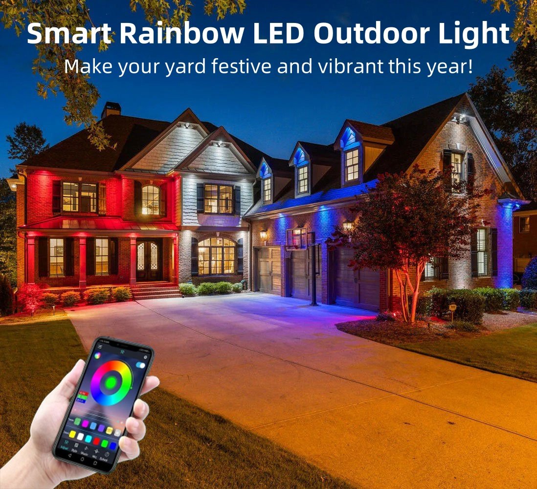 ⏰Vianočný výpredaj 49% ZĽAVA🌈 Inteligentná dúhová vonkajšia LED lampa Eternal