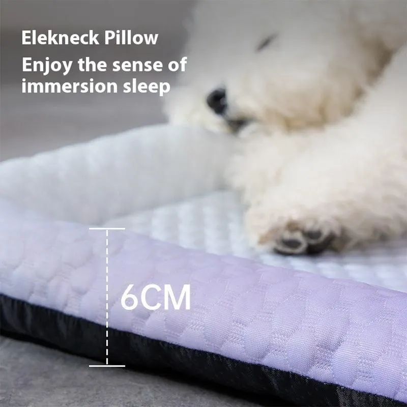 🔥Letný výpredaj 50% ZĽAVA🧊❄️Chladiaca podložka pre psy a mačky🐶🐱Prirodzene chladiaca podložka z ľadového hodvábu • Priedušná, mäkká a umývateľná 🌿 Na podlahu, gauč a do auta🐾