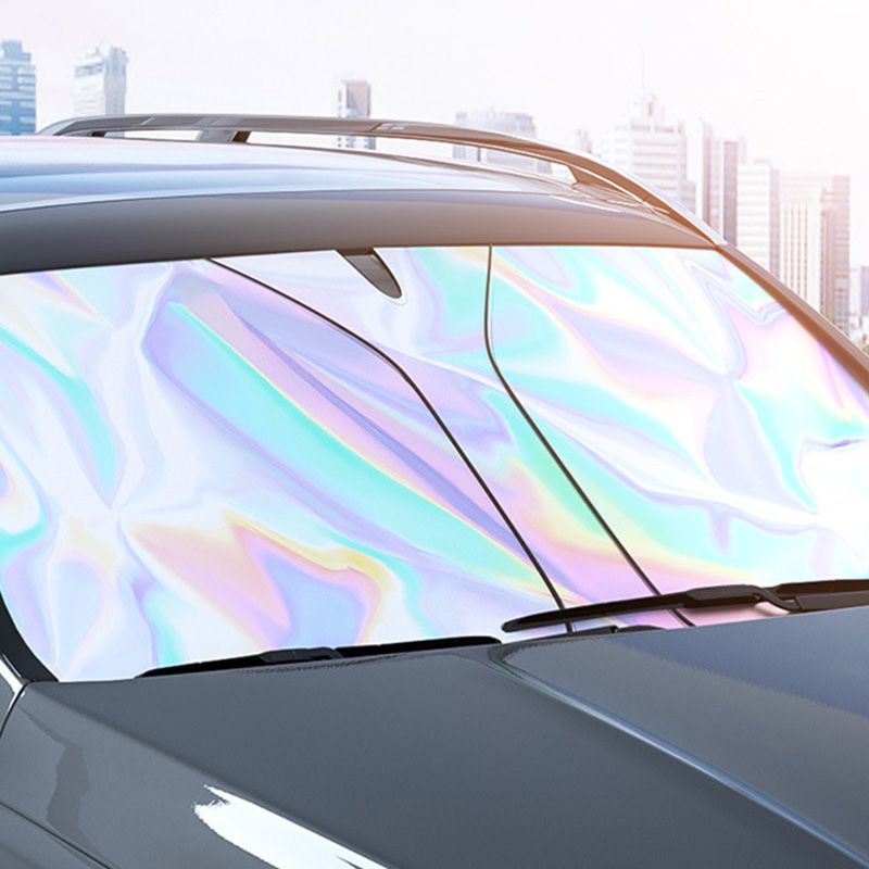 🌞🚗 Skladacia slnečná clona na okno auta – blokuje UV žiarenie a teplo, udržiava interiér chladný, reflexný materiál, hodí sa do väčšiny áut, kompaktná a ľahko sa skladuje. Chráňte si palubnú dosku! ✨🛡️