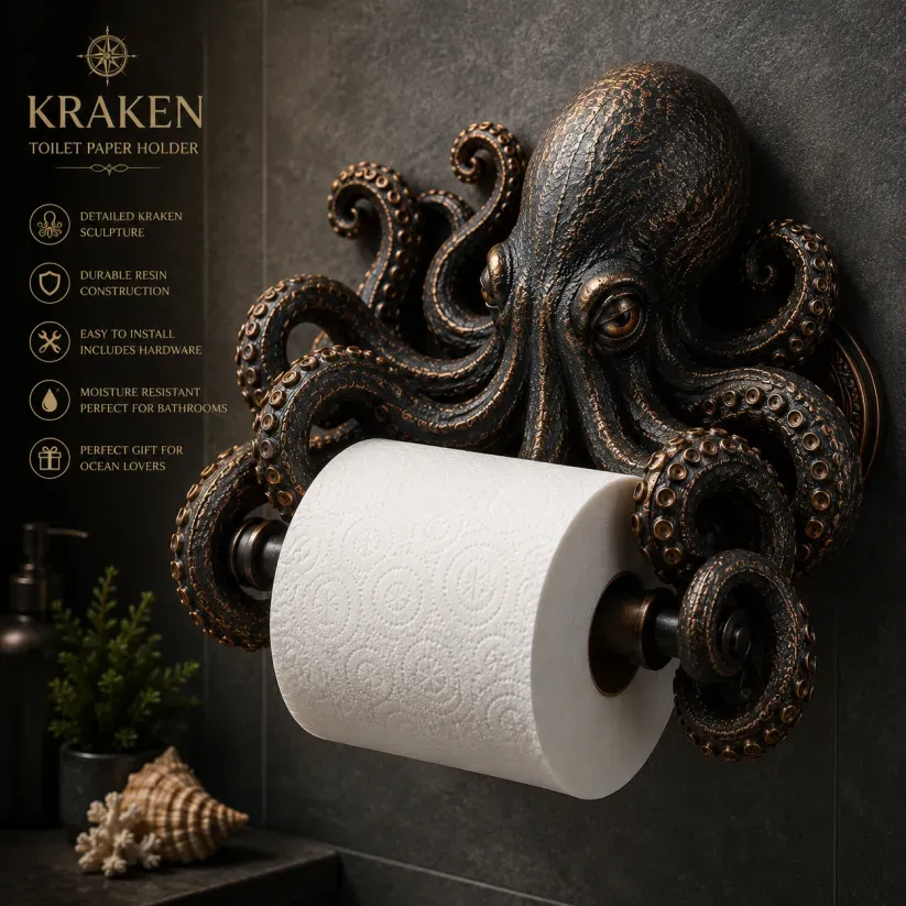 🌊 Držiak toaletného papiera zo série Ocean Guardians