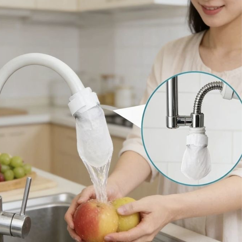 💧Ochranný kryt kuchynského kohútika proti striekajúcej vode na odstraňovanie usadenín a hrdze☕🍝