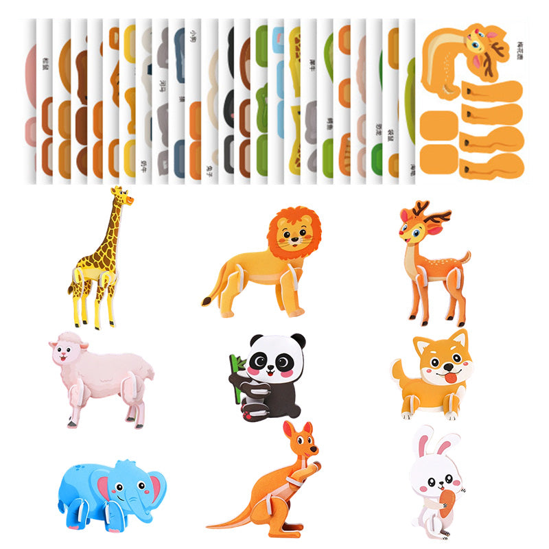 3D vzdelávacie puzzle pre deti