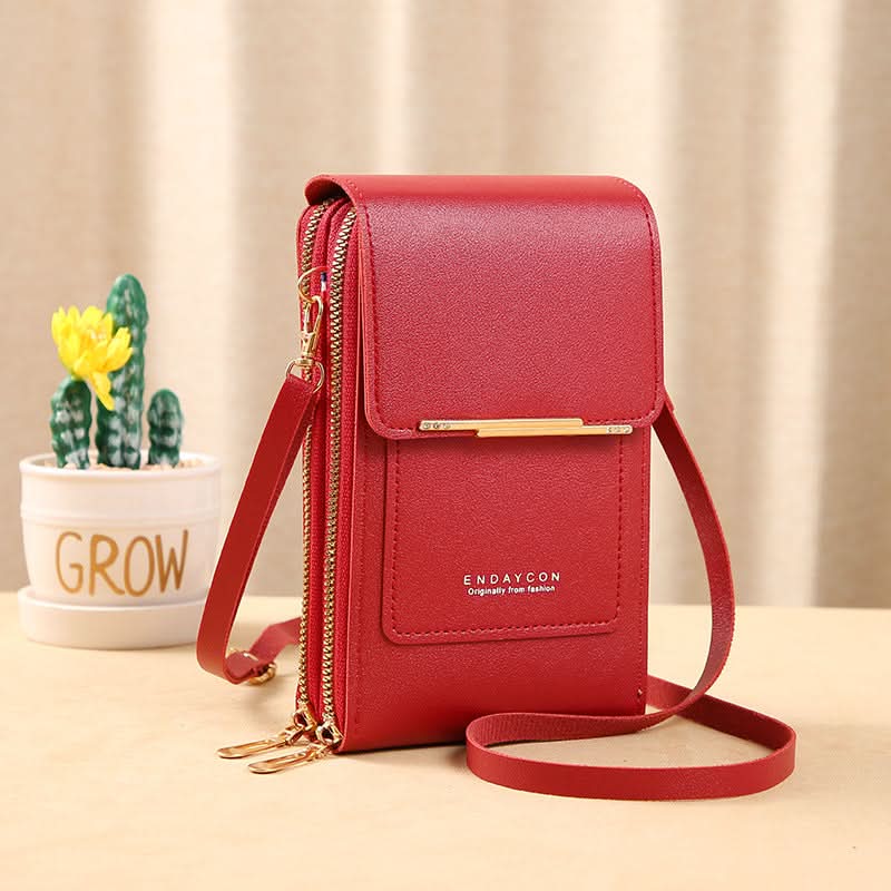 👜 Exkluzívny výpredaj s 50% zľavou! 📱 Dámska crossbody kabelka s dotykovým displejom