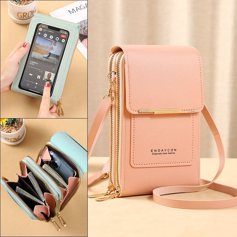 👜 Exkluzívny výpredaj s 50% zľavou! 📱 Dámska crossbody kabelka s dotykovým displejom