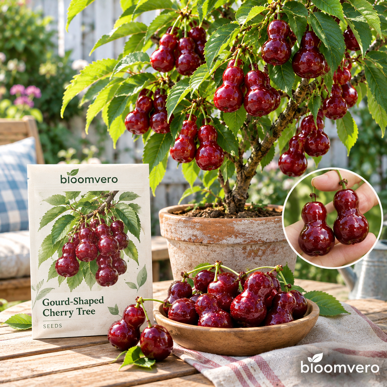 🍒 Tökvirág-formájú cseresznyemagok | Egyedi, tökszerű gyümölcs 🌿