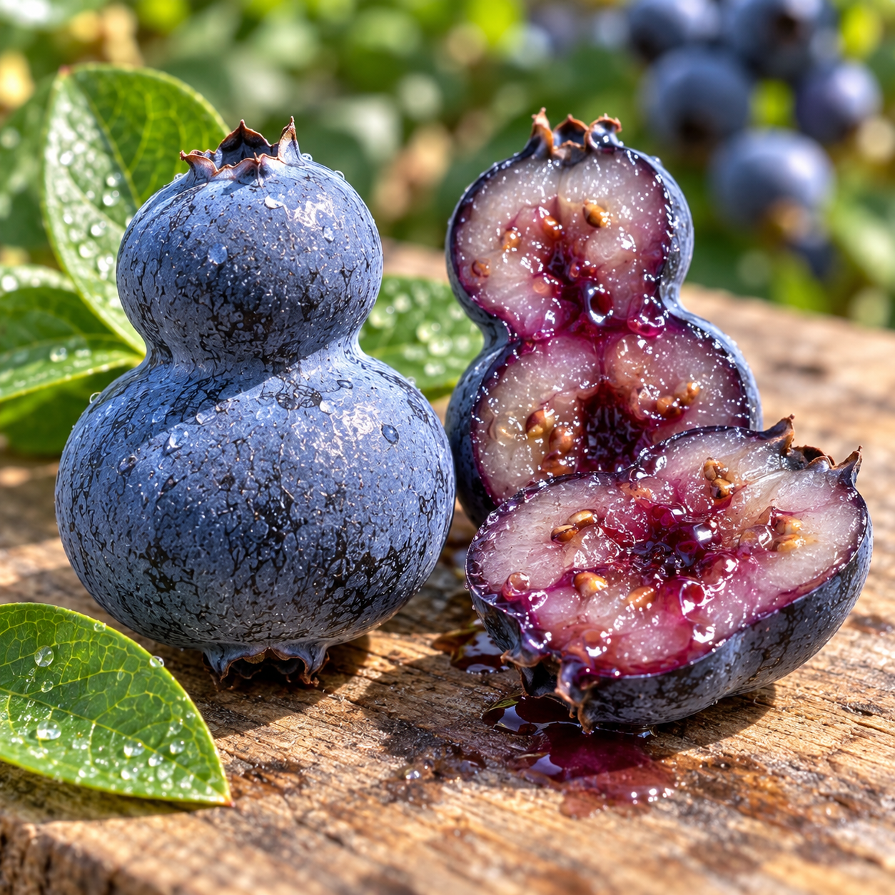 Vzácná semena borůvky Gourdberry – jedinečné plody se dvěma laloky