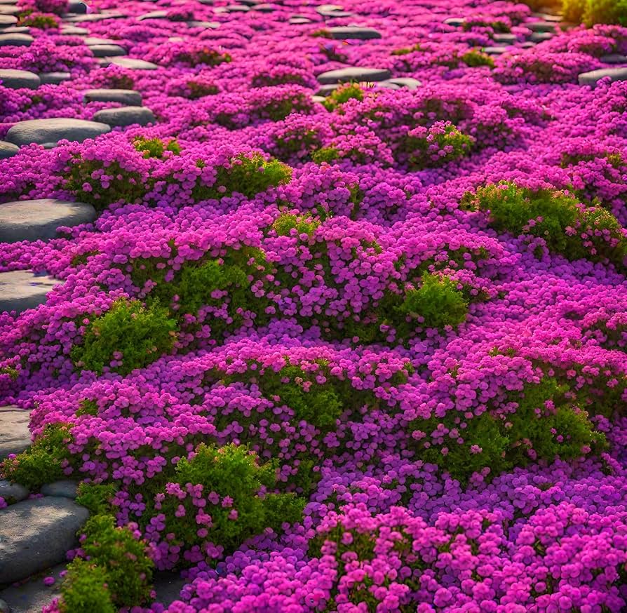 💜 Plazivá materina dúška – semená pre krásny trávnik bez kosenia. Kvitne po celý rok, odolná voči chladu. 🏡✨