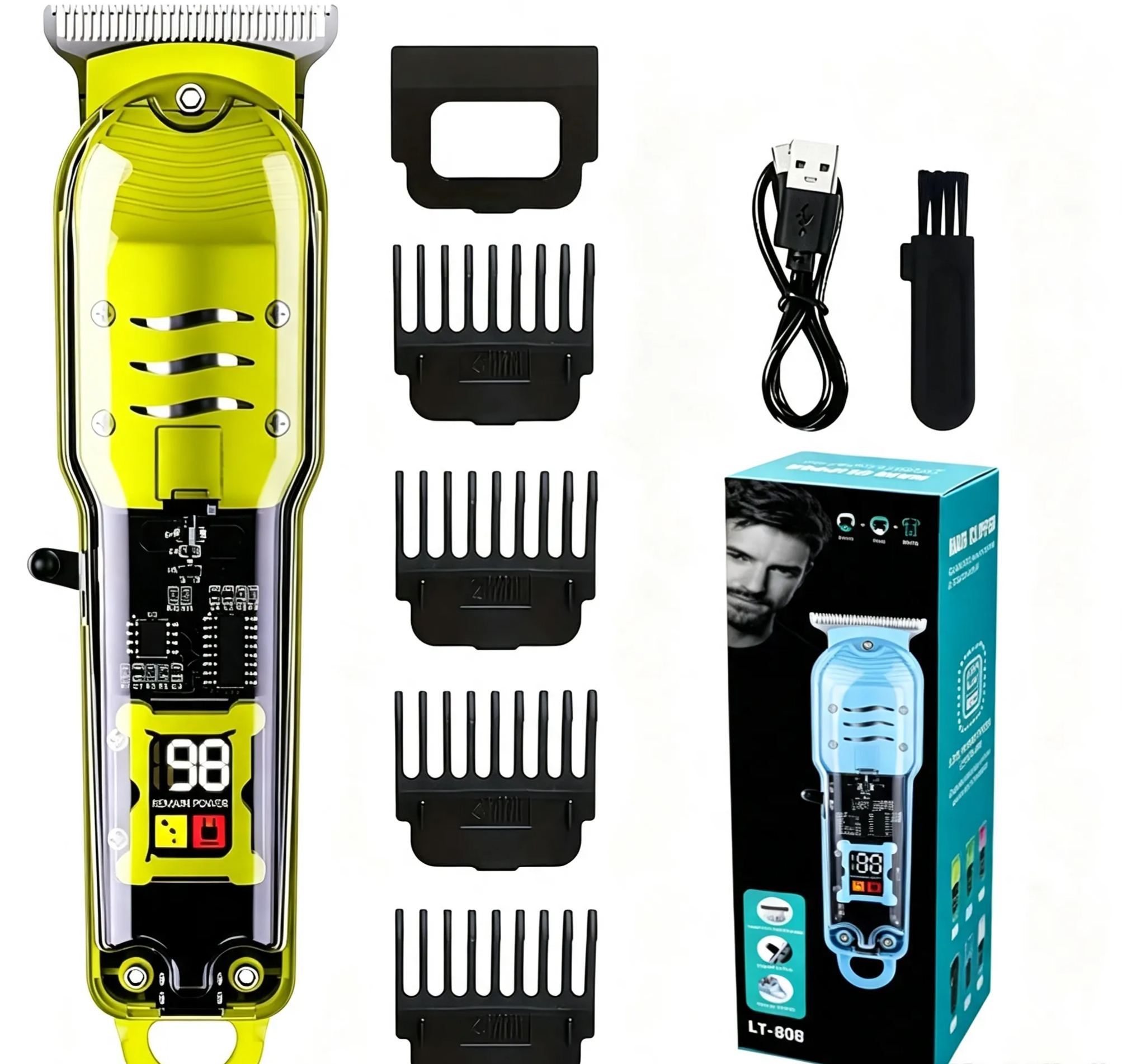 📢📢50% OFF !! ⏰Precision LCD Hair Clipper
