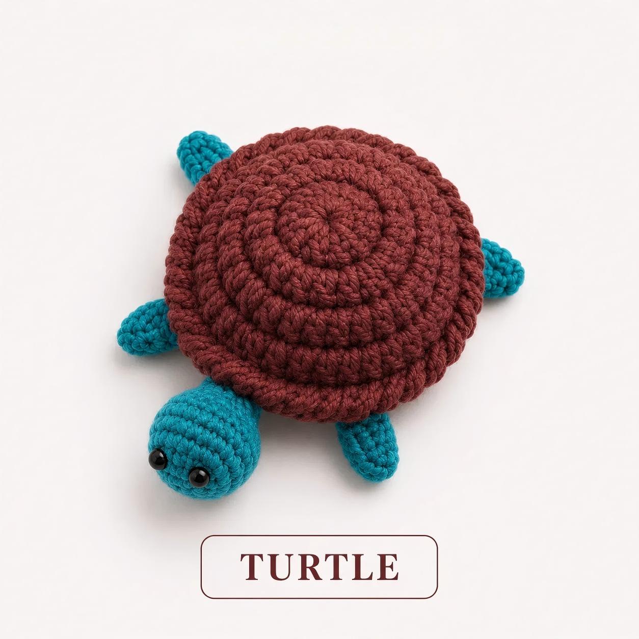 ✨Cute Hand-Crocheted Animal Coaster – Absorbent Desk & Table Protector🐾