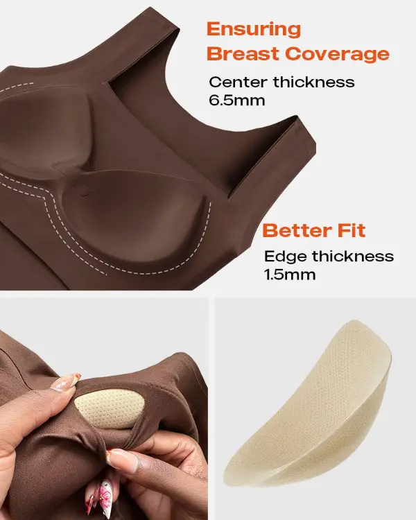 U Neck Shapewear Built-in Bra Tank ~ Flattering support with a seamless fit.