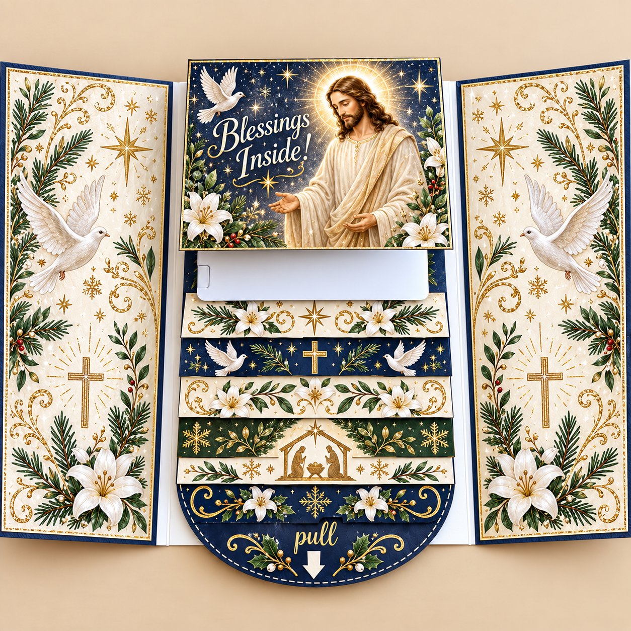 2026 New 🎅💳 Waterfall Christmas Gift Card Booklet ✨