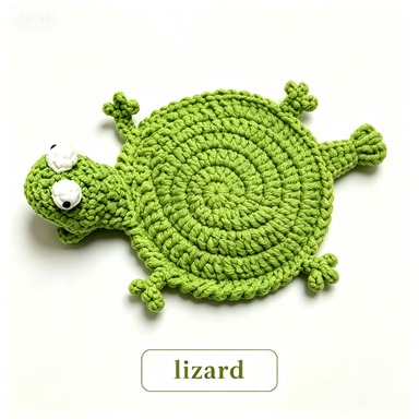 ✨Cute Hand-Crocheted Animal Coaster – Absorbent Desk & Table Protector🐾