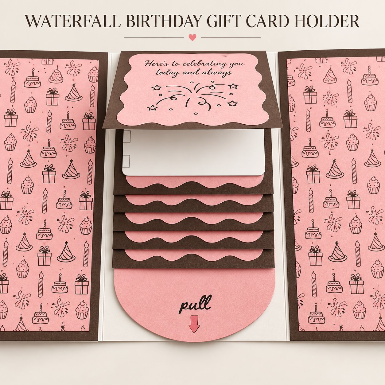 2026 New 🎅💳 Waterfall Christmas Gift Card Booklet ✨