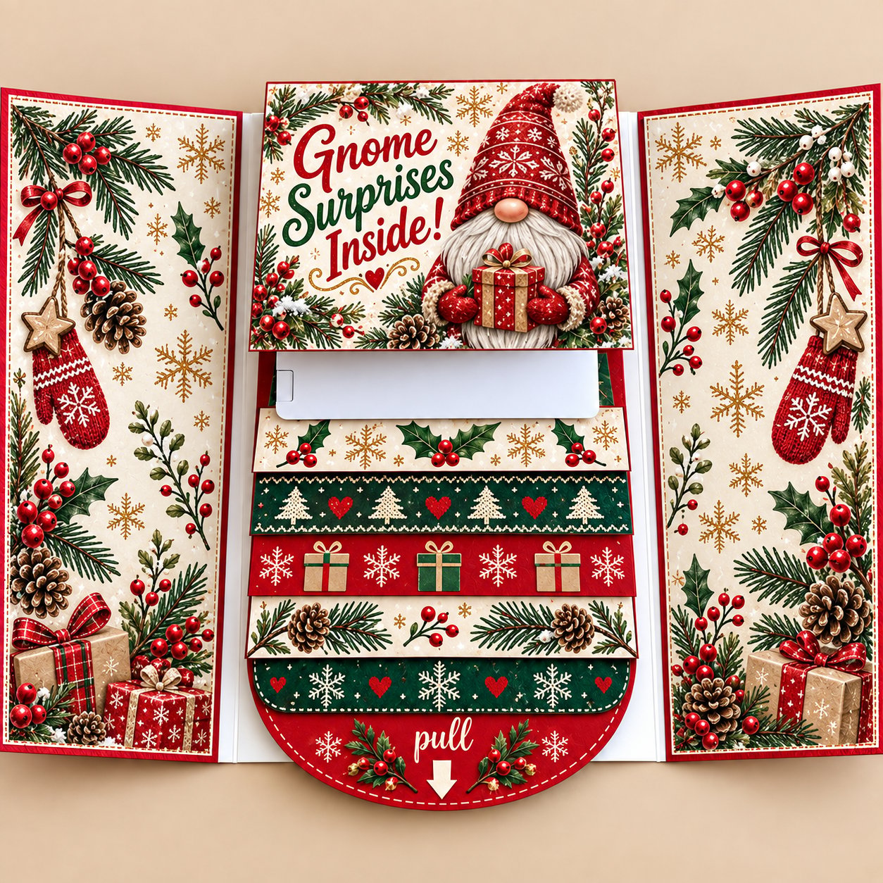 2026 New 🎅💳 Waterfall Christmas Gift Card Booklet ✨