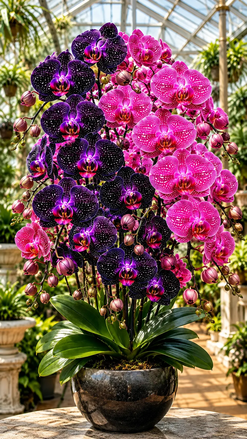 Ritka galaxis orchidea magok