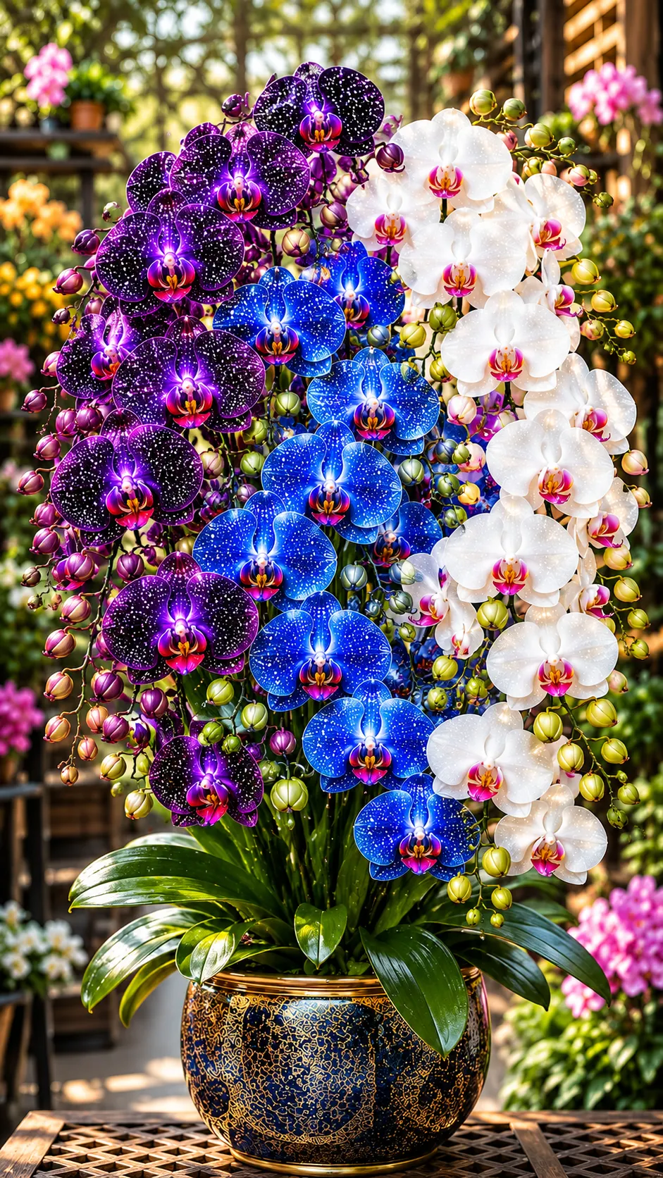 Ritka galaxis orchidea magok