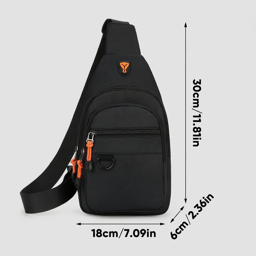 Sling Backpack, Multipurpose Crossbody Shoulder Bag Travel Hiking Daypack, Fanny Pack L0H1