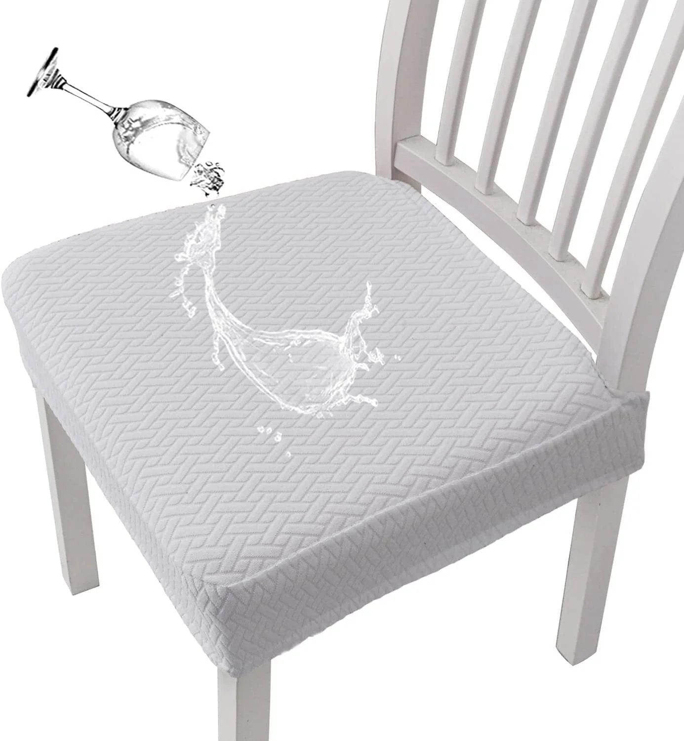 🎅🔥 Waterproof Jacquard Chair Covers! Durable, Stylish & Easy-Clean ✨