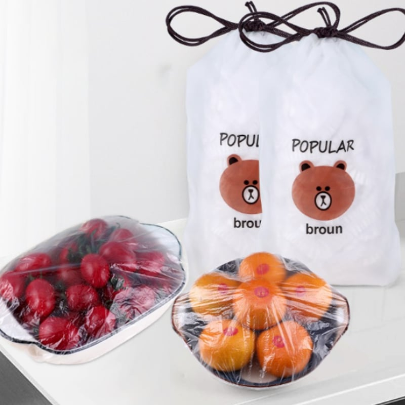Disposable Food Covers Fresh Keeping Bags (100pcs)🌿
