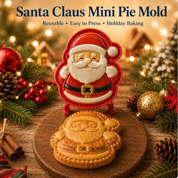 🥧 Beginner-Friendly Mini Hand Pie Press Mold – 6 Fun Shapes for Easy Homemade Pastries 🍎