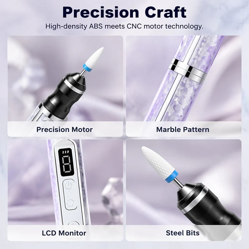 🥳2026 HOT SALE🥳💞50K+ SOLD!⏳✨2-in-1 Electric Nail File