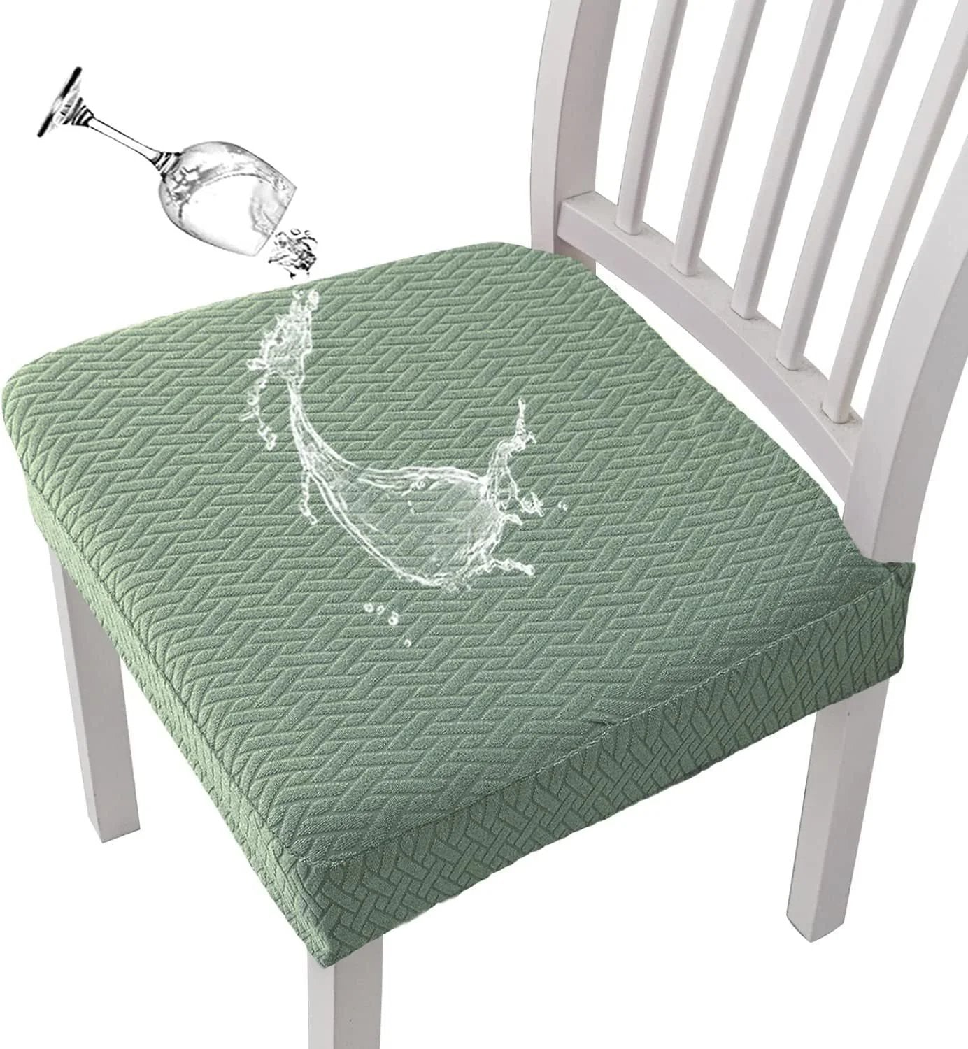🎅🔥 Waterproof Jacquard Chair Covers! Durable, Stylish & Easy-Clean ✨