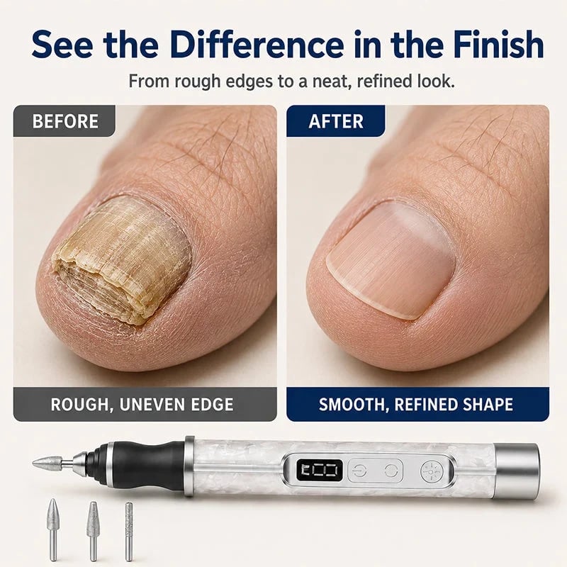 🥳2026 HOT SALE🥳💞50K+ SOLD!⏳✨2-in-1 Electric Nail File
