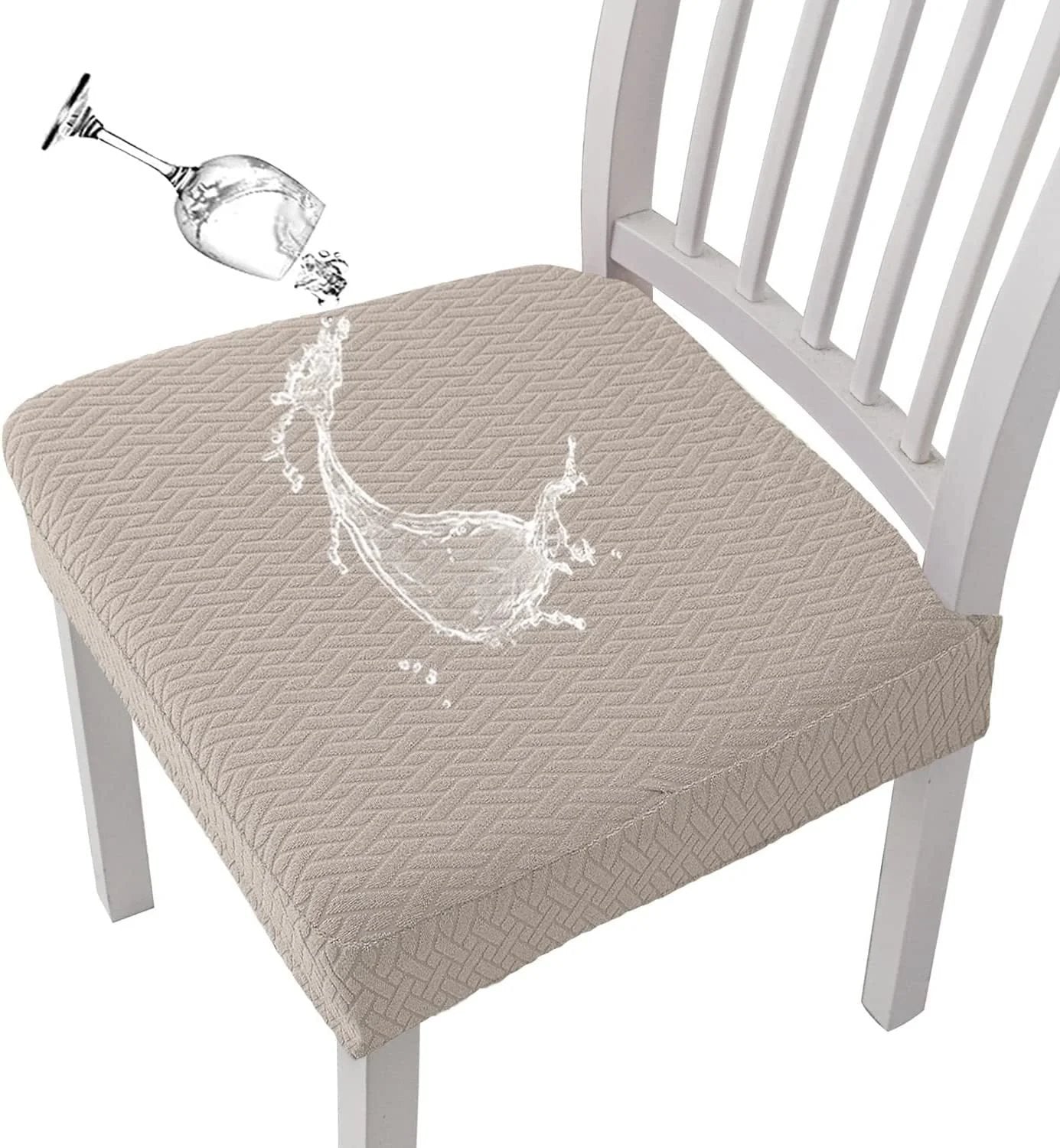 🎅🔥 Waterproof Jacquard Chair Covers! Durable, Stylish & Easy-Clean ✨