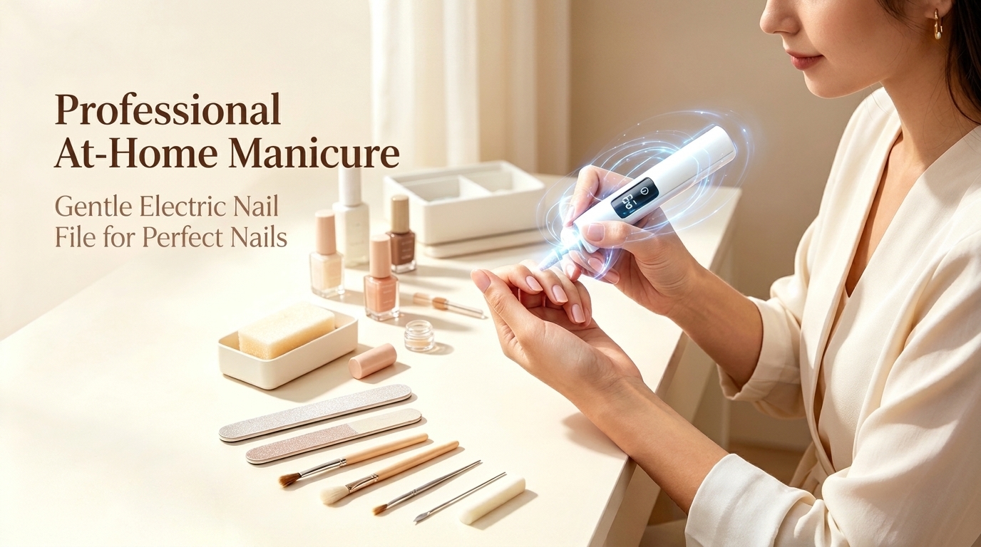 Electric Nail Grinder with LED Light