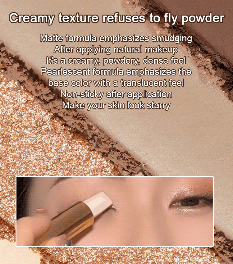 ✨3 Color Gradient Eyeshadow Stick | One Swipe Instant Gradient Eye Makeup, Brush-Free Design