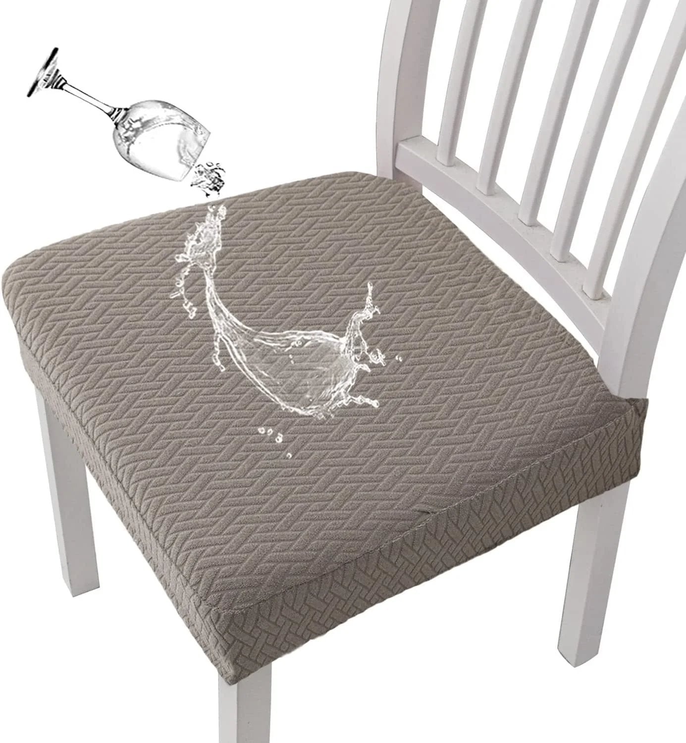🎅🔥 Waterproof Jacquard Chair Covers! Durable, Stylish & Easy-Clean ✨