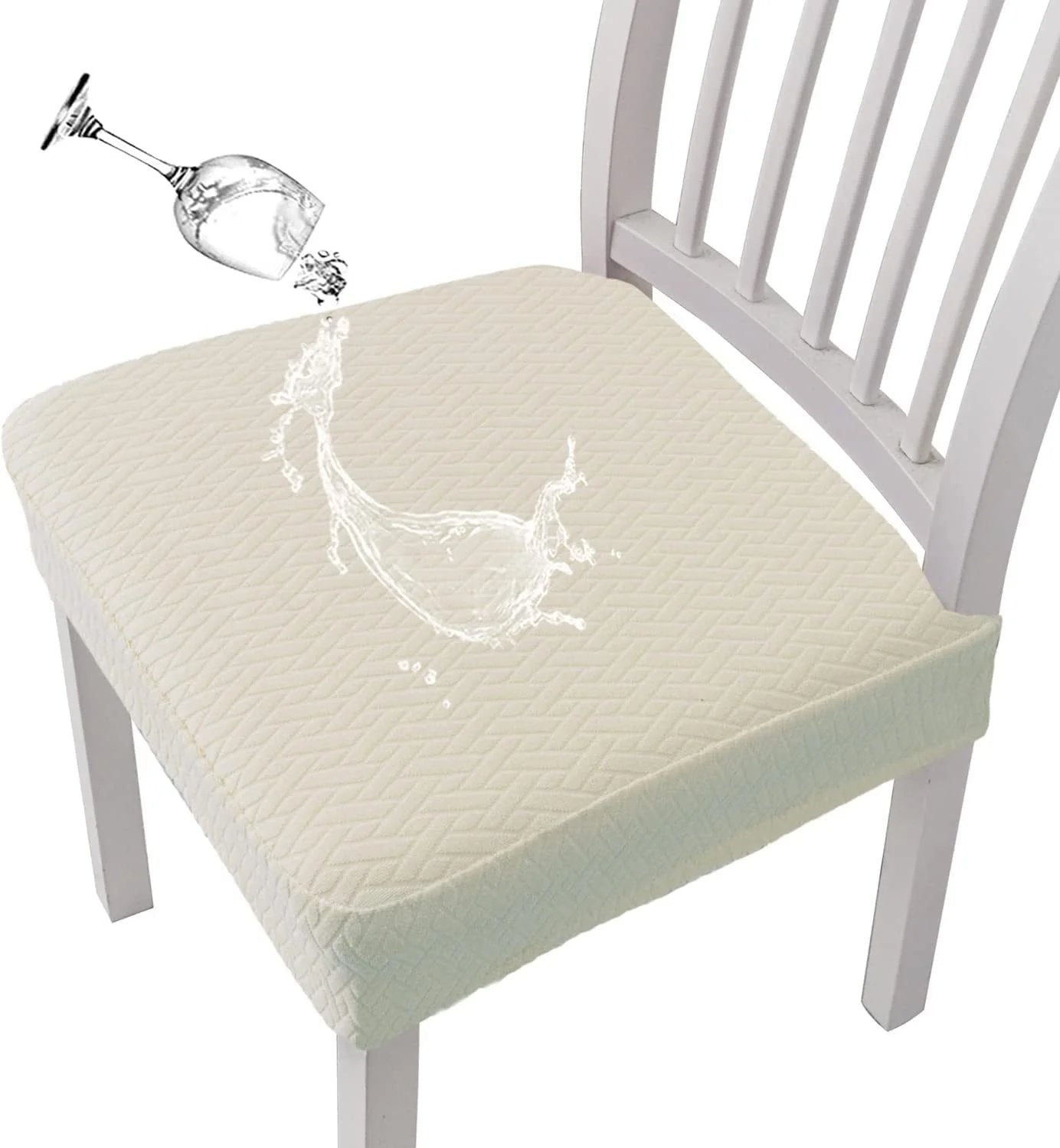 🎅🔥 Waterproof Jacquard Chair Covers! Durable, Stylish & Easy-Clean ✨