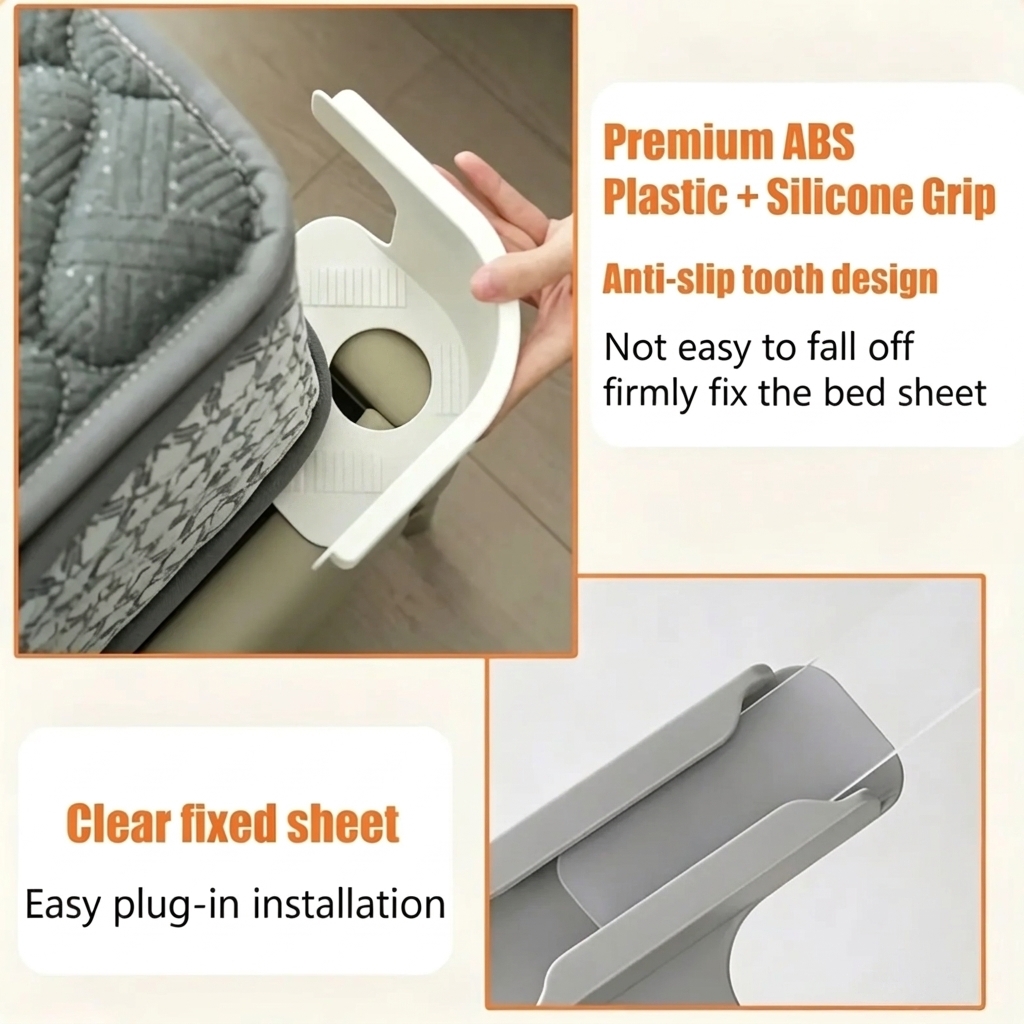 Bed Sheet Holder Clips Set | Anti-Slip Sheet Fasteners for Mattress