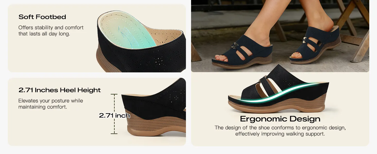wedge sandals for women casual summer sandals women wedge platform wedge sandals womens wedges 2026