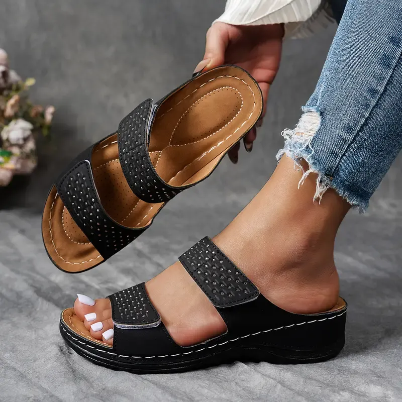 🔥Last Chance Deal – 70% OFF🔥 | Lightweight wedge sandals with soft cushioning and arch support for women!