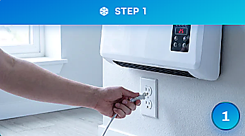 Plug Orvyla into a wall outlet
