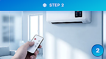 Set the desired temperature