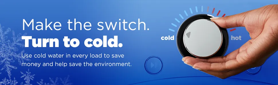 Make the switch. Turn to cold. Use cold water in every load to save money