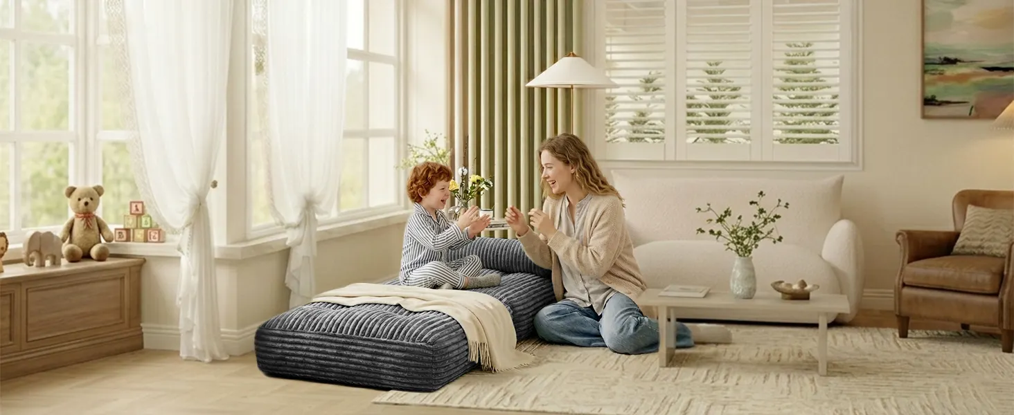 Folding sofa bed floor bed boneless couch chair bed corner chair couch bed