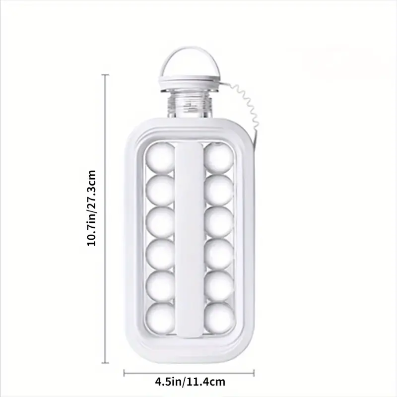 1pc ice ball maker kettle kitchen bar accessories gadgets creative ice cube mold 2 in 1 multifunctional container pot details 4