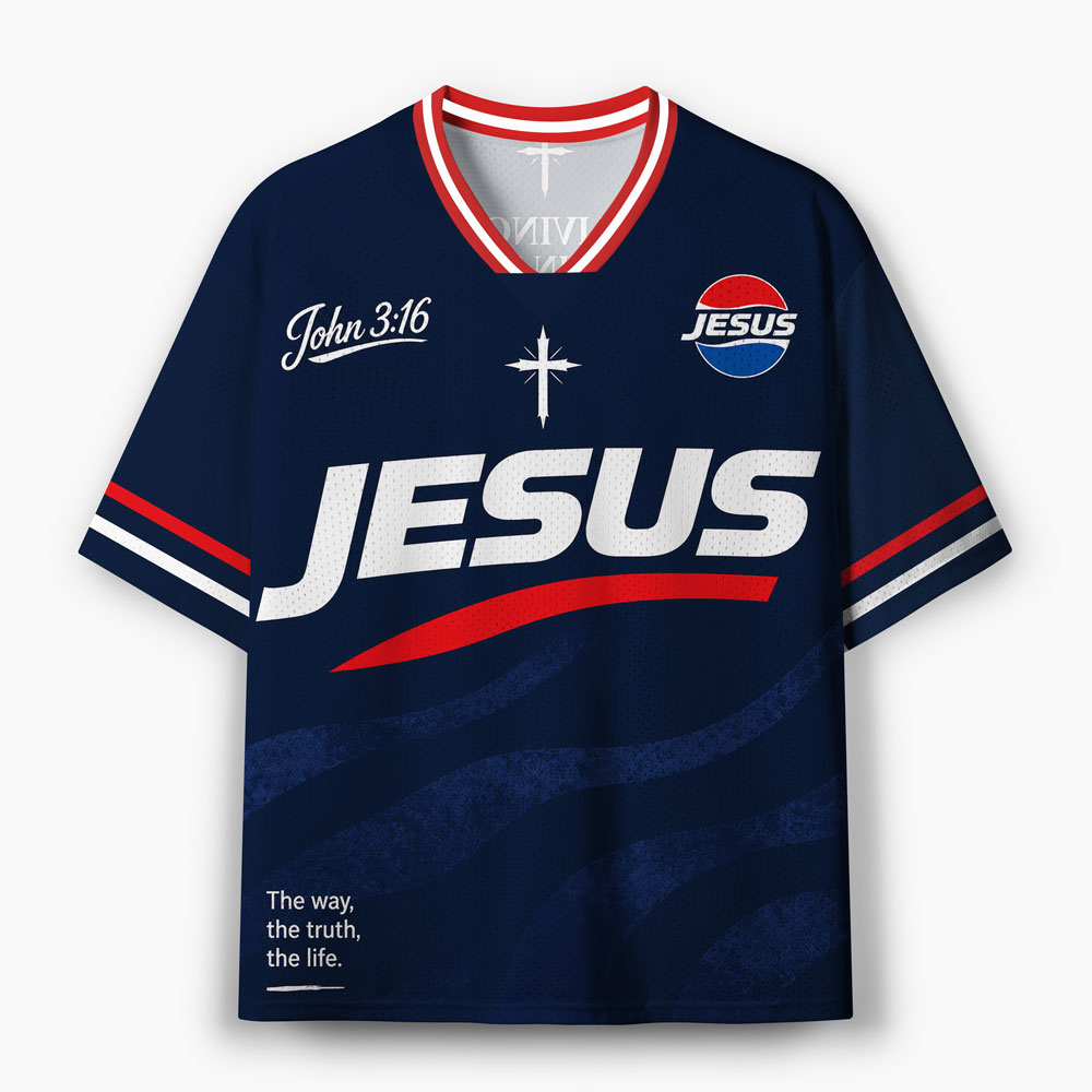 Jesus Christian Mesh Jersey