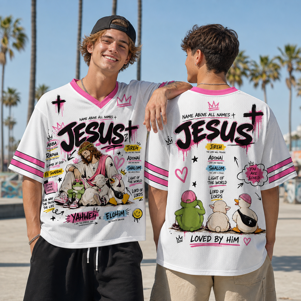 Name Of Jesus Christian Mesh Jersey