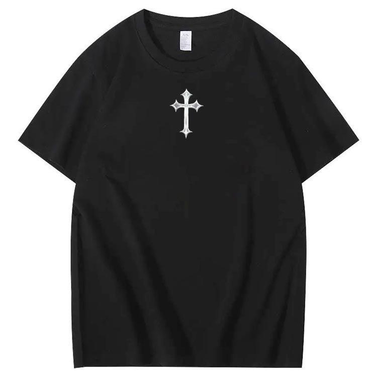 Jesus Is Being Pattern Crew Neck T-Shirt