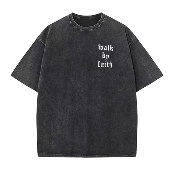  Jesus Pint Pattern Crew Neck T-Shirt