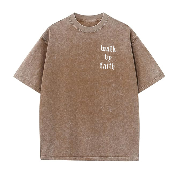  Jesus Pint Pattern Crew Neck T-Shirt